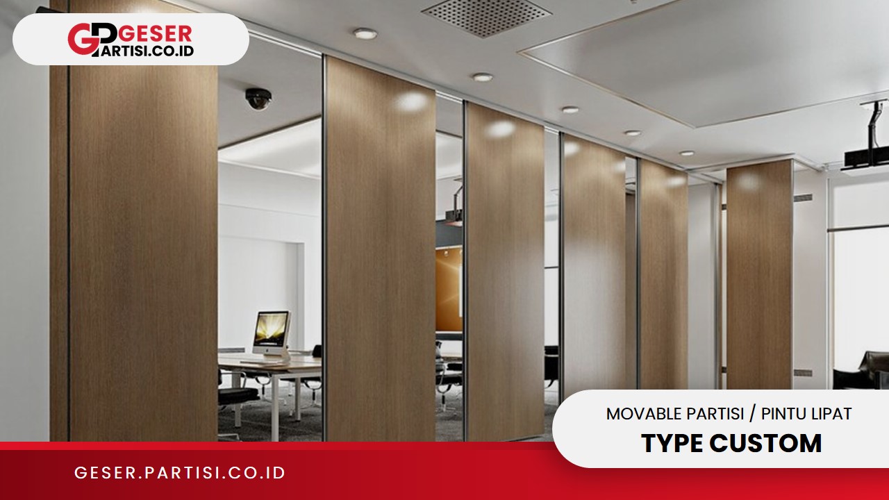 Movable Partisi Pintu Lipat Type Custom 3