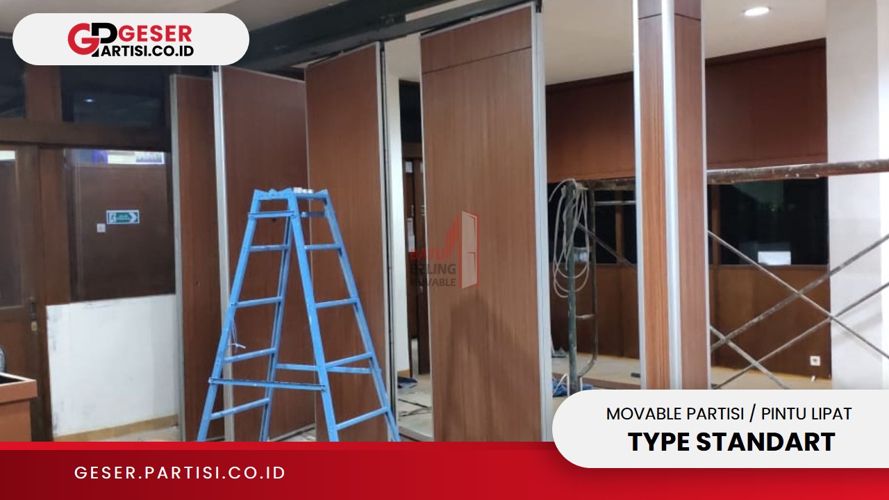Movable Partisi Pintu Lipat Type Standart 2
