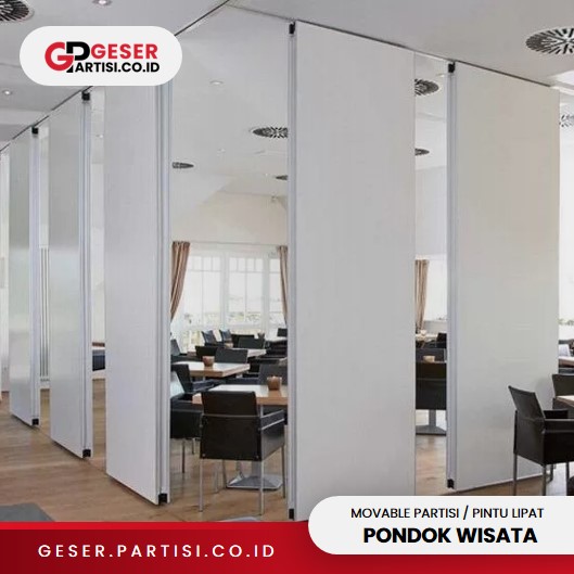 Pintu Partisi Lipat Geser Pondok Wisata