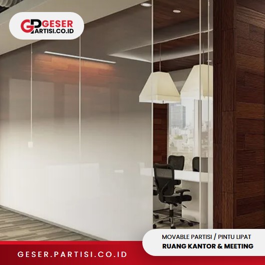 Pintu Partisi Lipat Geser Ruang Kantor & Meeting